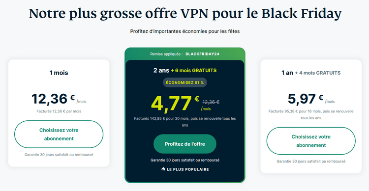 ExpressVPN - Prix