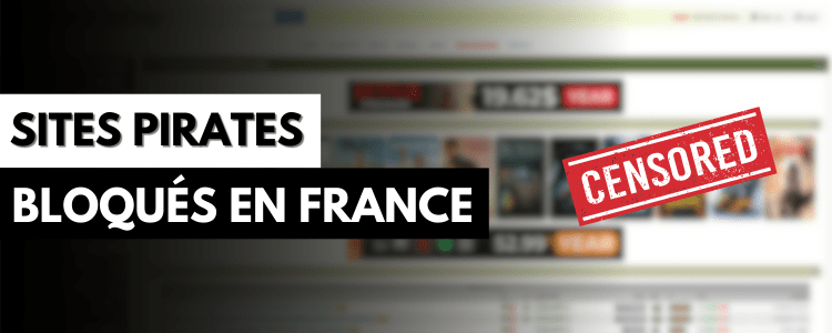 30 sites pirates bloqués en France