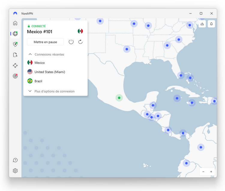 NordVPN - Mexique