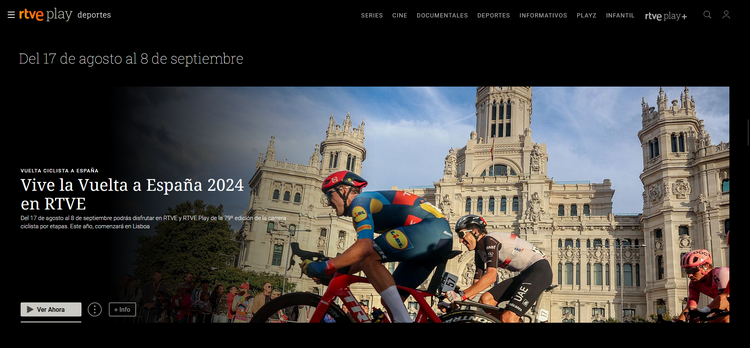 Vuelta 2024 sur RTVE