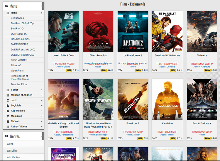 Films sur Extreme Download